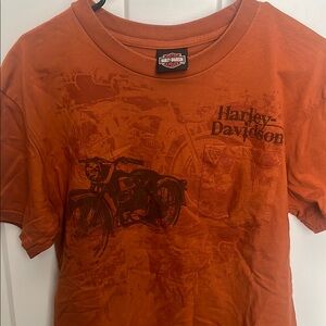 Harley-Davidson Orange Graphic T-Shirt